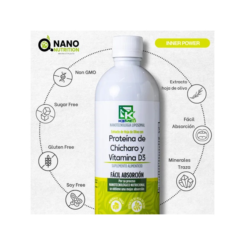 Suplemento Con Proteina Chicharo Y Vitamina D Nano Nutricion Moka