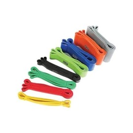 Sports Health™ - Fitness Resistance Bands for Working Out, Exercise Bands for Men & Women | for Yoga, Stretching, Rehab, Fitness, and Strength Building (1, Assorted Colors, 120-300 lbs)