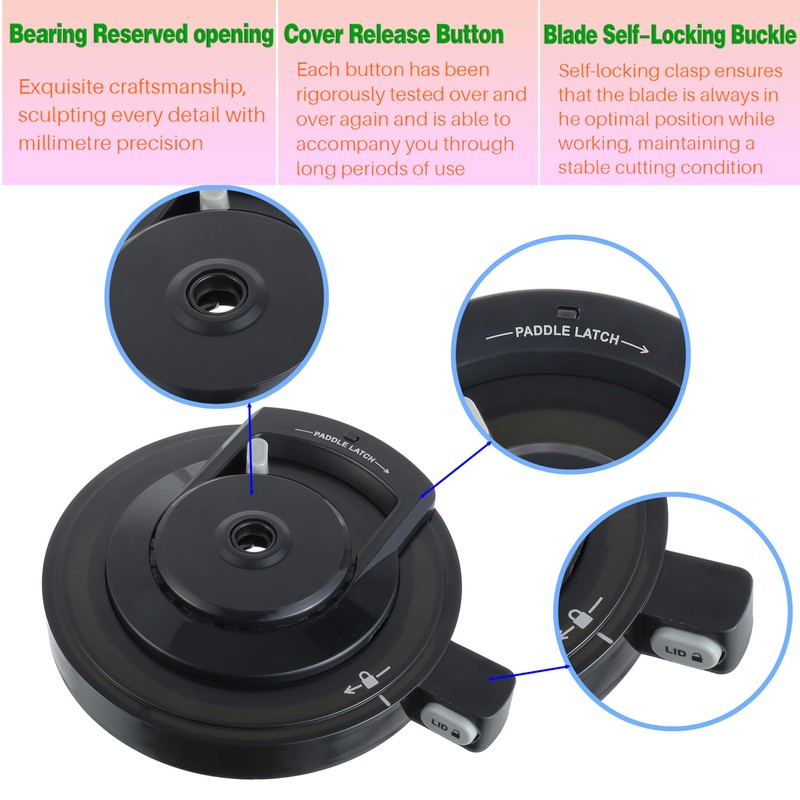 Outer Bowl Lid for Ninja NC500 Ice Cream Maker, Reusable