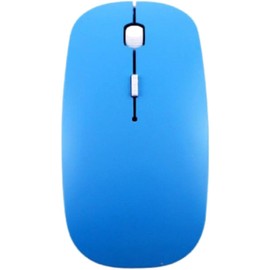 Wireless Mouse,Slim Portable Wireless Mouse for Laptop DPI Optical with 3 Adjustable Levels & USB Receiver Pc Mice Computer Accessories for Laptop,Computer,Pc,Desktop,Notebook (Blue)
