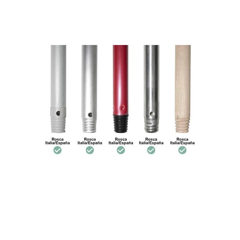 CABLEPELADO Ecological Microfibre Flat Stripe Mop - Red