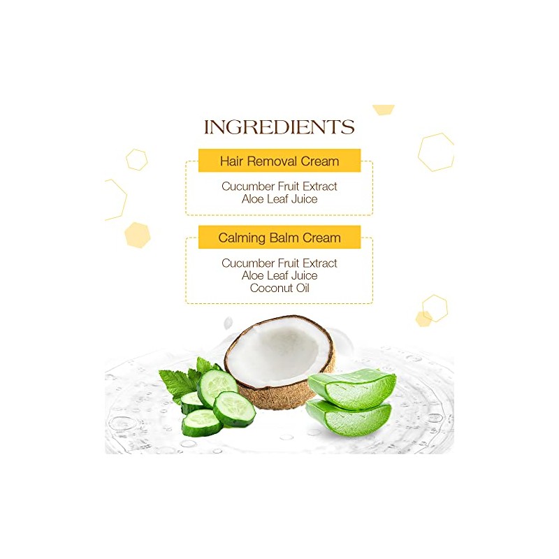Gigi Hair Removal Cream for The Face, 1 oz &