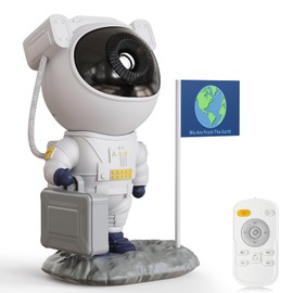 Astronaut Galaxy Projector Planetarium Star Projector, 12-in-1 Space Galaxy Light with Bluetooth 5.0 Speaker, White Noise, Timer & Remote Control, Night Sky Lamp for Bedroom, Home Theater, Party Décor