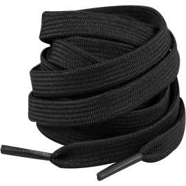 Viadom 2 Pair Flat Shoe laces, 5/16" Wide Shoelaces Flat Shoelaces Sneaker Shoe Lace fo