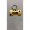 Placa De Identificacion Personalizada Para Perros (M, Plateado)