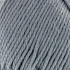 Sensy Calinia Hilo de algodón 100 % mercerizado Giza, hilo Amigurumi, 134 yardas, calibre 2 fino (gris)