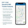 FLEETBridge FVT- 1230 Plug & Play Vehicle GPS Tracker, 4G