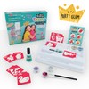 TATOY Super Glittzy Party Glam Tattoo Set - Skin-Friendly Temporary