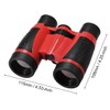 sourcing map Binoculars 5X30 Compact Foldable Binoculars Shockproof Red with