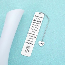 Bookmark Gifts for Grandma Grammy Mothers Day Gifts for Grandma Grandmother Nana Grandmother New Grandma Birthday Gift Idea Christmas Gifts Stocking Stuffers for Grandmom from Granddaughter Grandson