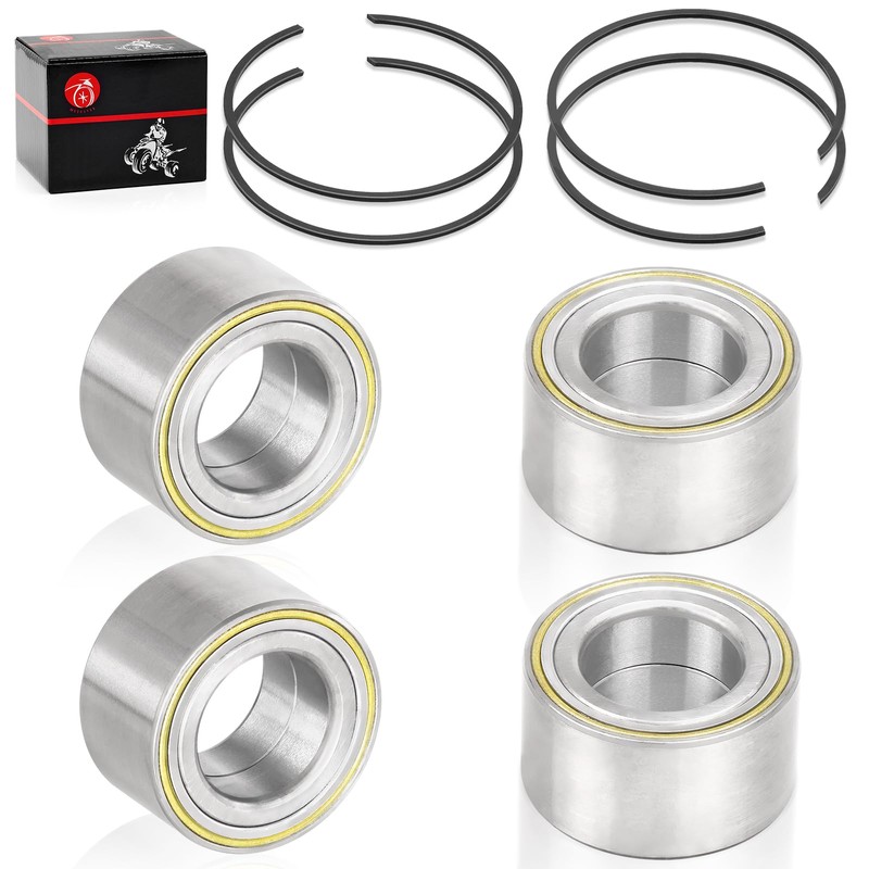 4pcs Front Rear Wheel Bearing & Circlip for Can-Am Maverick
