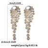 Long Sequin Tassel Statement Dangle Earrings for Women Boho Multilayer