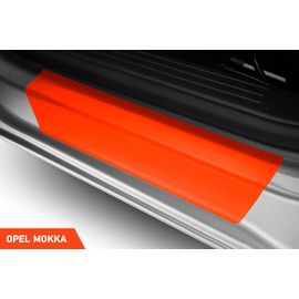 Luxshield Car Door Sill Protector for Opel Mokka B I 2021-2025 - Protective Film Car Door Accessories Trim Paint Protection Film Transparent