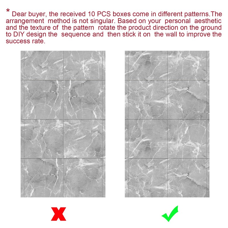 Chejiaye Shower Wall Panels Peel and Stick,Marble Wall Panels for