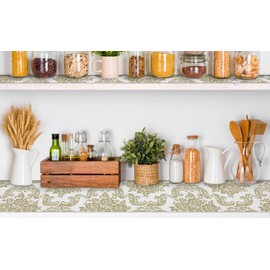 Shelf Liner 12 inch Wide Cabinet Liners for Shelves 12inx120in Drawer Liner Shelf Liners for Kitchen Cabinets Non Adhesive Shelf Liners Shelf and Drawer Liner Easy to Trim