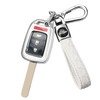 for Honda Key Fob Cover with Key Chain, Soft TPU