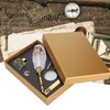 Dip Calligraphy Pen Set Owl Feather Pen Lacquer Stamp Vintage