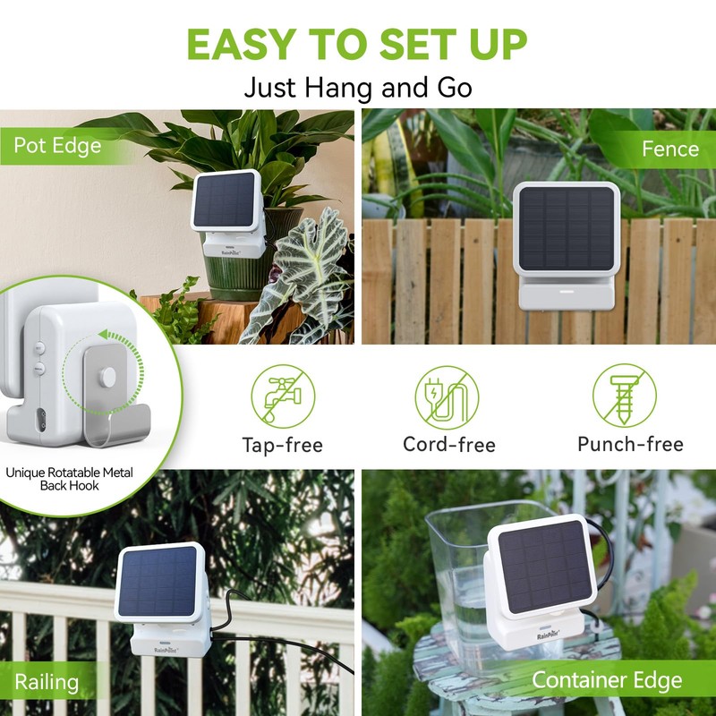 RAINPOINT APP Control Solar Drip Irrigation Pump