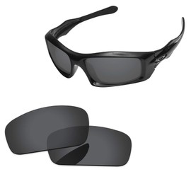 PapaViva Replacement Lenses for Oakley Monster Pup Sunglass Solid Black Non-polarized