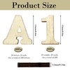 408 Pcs Wooden Letters for Crafts, 15mm Small Wooden Letters