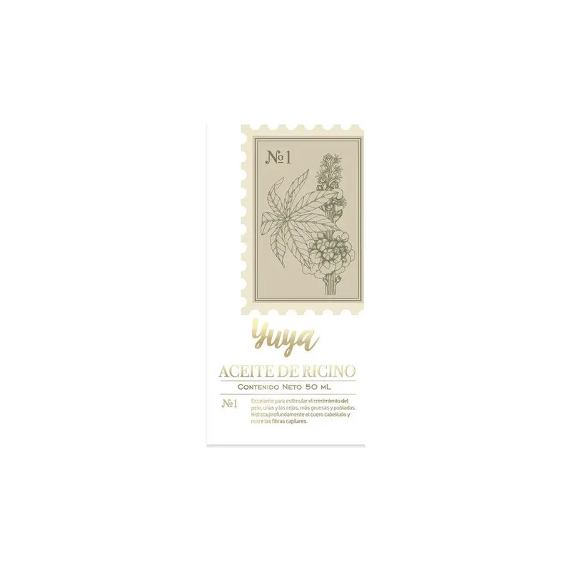 Aceite Ricino Yuya Tópico Hidratante Piel Cejas Cabello 50ml