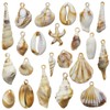 44 Pieces Acrylic Shell Conch Starfish Charms Pendant Earring Jewelry