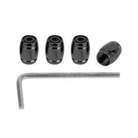 Motoforti Tire Valve Stem Caps Tyre Valve Dust Covers 8x14mm Stylish Brass Titanium Tone 1 Set