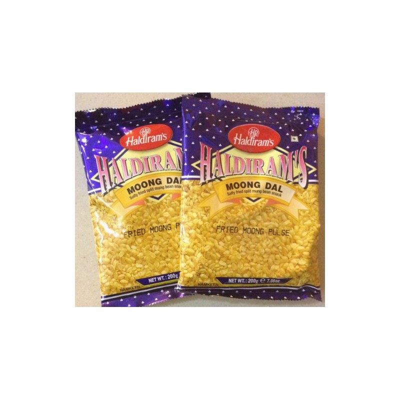 Haldiram's Moong Dal - Salty Fried Split Moong Bean Snack