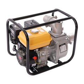 Cbhfmljd 7.5HP 4-Stroke 3 Inch Gasoline Water Pump, 210CC Gas Powered Semi-Trash Water Transfer Pump 3600rpm/min 4.6KW High Pressure Garden Agricultural Irrigation Drainage