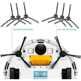 Vacuum Filter Kit Replacement for Robotic Vacuum ILIFE V3 V3S V5 V5s, Pro Robot Vacuum Cleaner 10 Filters and 10 Side Brushes and 1 Primary Filter (Pack of 21)
