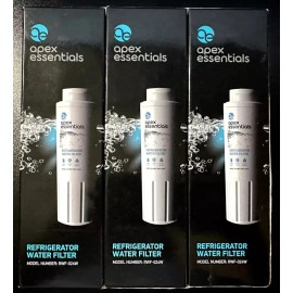 Apex Essentials RWF-024W Refrigerator Water Filter 3-Pack New Sealed