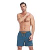 Ougelebo Swimming Trunks Men's Quick-Drying Beach Shorts with Mesh Lining,