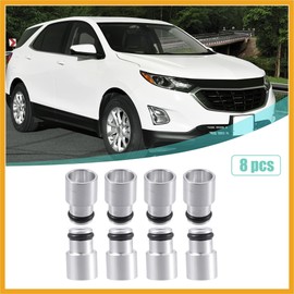 Partuto 8pcs Fuel Injector Spacer Set Intake Manifold Truck Injector Replacement for LS1 LS6 Truck Injector Adapter Replacement
