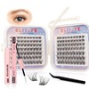 Elitefe Lash Extension Kit DIY Lash Clusters Kit Eyelash Extensions