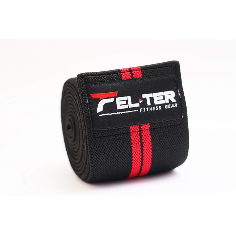 FELTER FITNESS Vendas para rodillas gym, rodilleras elásticas soporte para