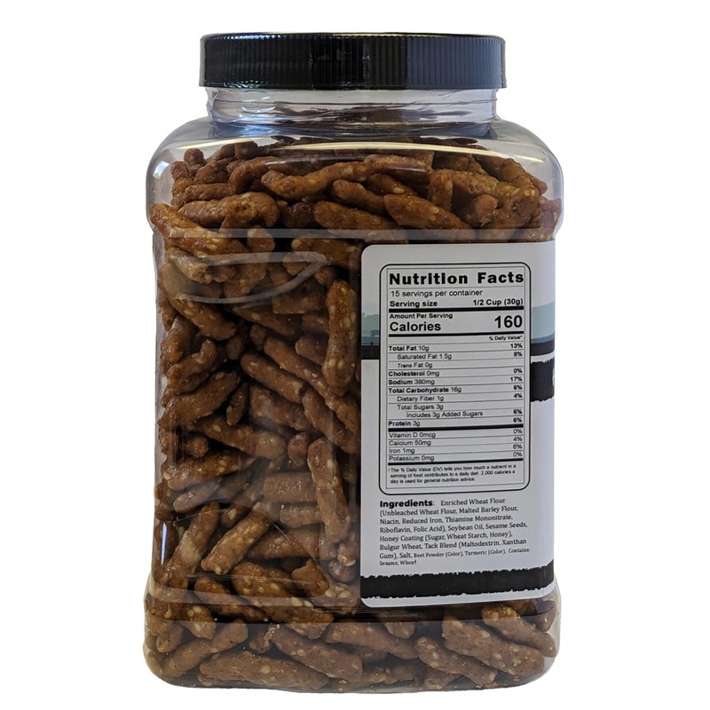 Sesame Sticks Snacks Honey Roasted 1 lb. - By Medley