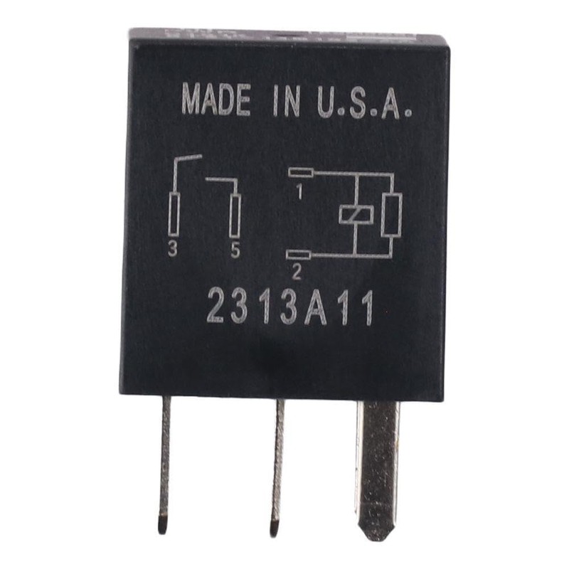Multi-Purpose Relay, Black ABS & Metal 4 Pin 12V Multifunction