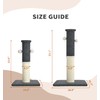 Made4Pets Cat Scratching Post 33", Tall Scratching Posts for Indoor