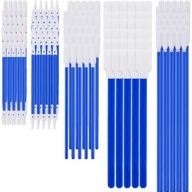 Dansib 500 Pack Foam Tip Cleaning Swab Kit Cleanroom Sponge Stick 5 Types Multi Purpose Swabs Lint Free Foam Tip Swab for Printer Optics Lens Camera Arts and Crafts Automotive Detailing