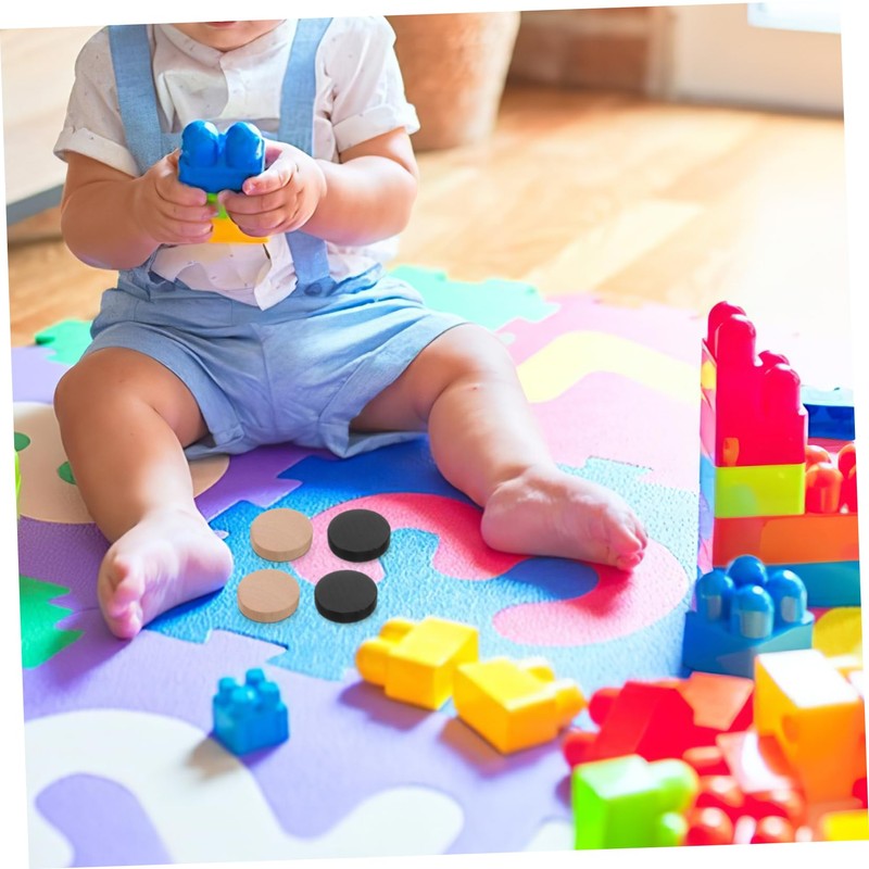 Kisangel 10pcs Wooden Sling Puck Game Accessories High Precision Crafting