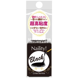 Naility! Stepless Gel L00 Liner Black, 0.2 oz (7 g) (High Viscosity)