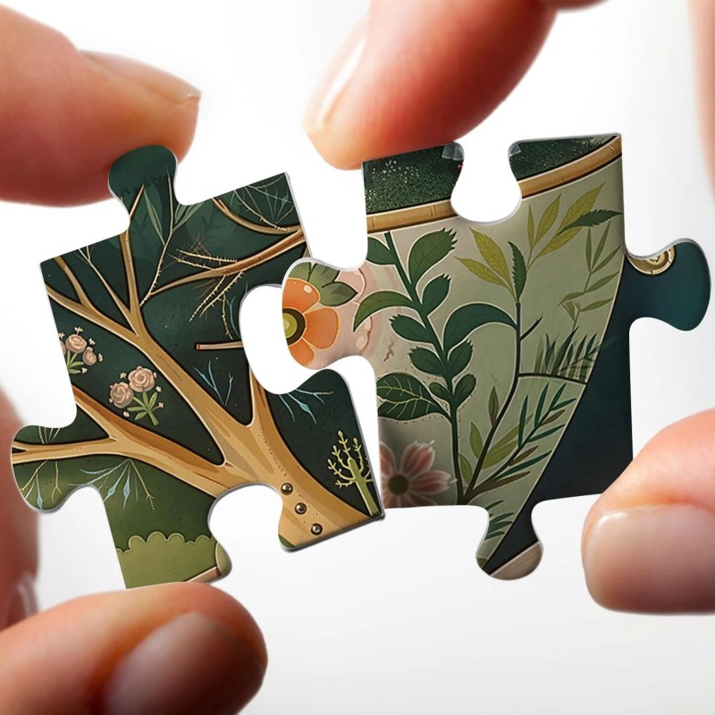 Brand: Larkipuzz Beautiful Tea Cup Tree Puzzles for Adults 1000