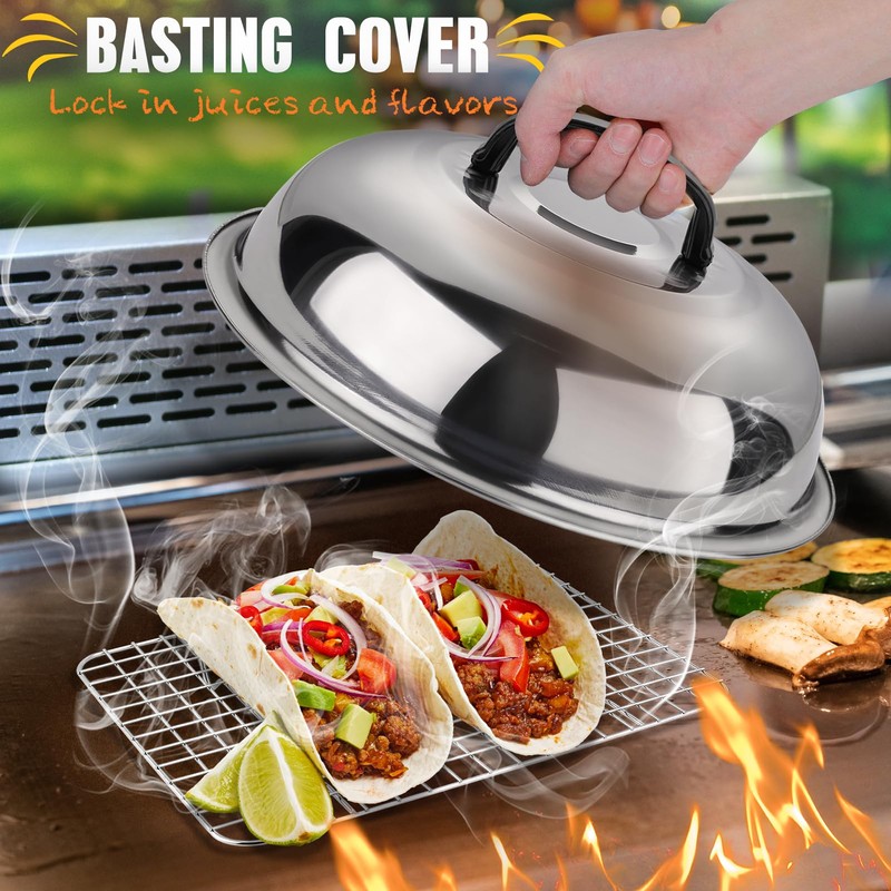 RINPIR 33PCS Griddle Accessories Kit for Blackstone, Flat Top Grill
