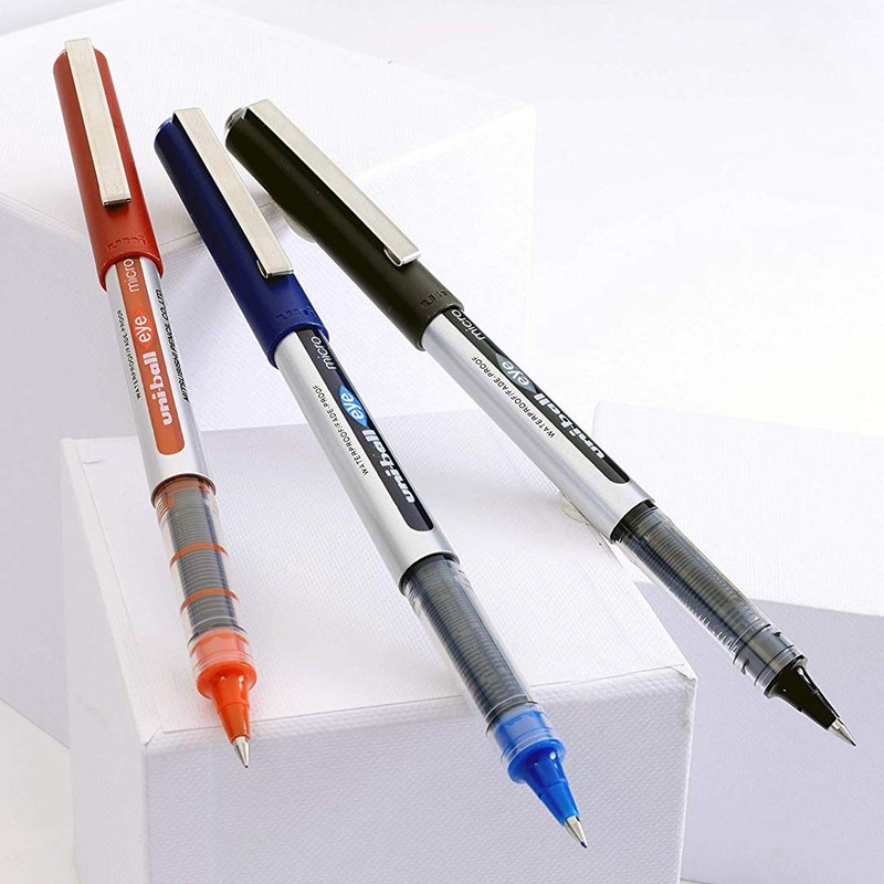 uni-ball Eye Micro UB-150 Fine Rollerball Pen - Blue, Pack