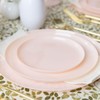 Blue Sky Edge Collection Pink Disposable Plates 6.3" - 10
