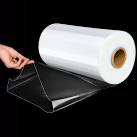 Generic Lankepack Polyolefin Shrink Film,POF Heat Shrink Wrap-Tubular-2700ft-75 Gauge for Manual Packaging (3.5""), Clear