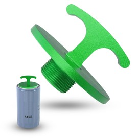 Oil Filter Plug Tool, Aluminum Alloy Oil Filter Cap Off Tool for Dodge Ram 2500, 3500, 4500, 5500 Cummins 05083285aa Mo285 Turbo Diesel 5.7l 6.4l 6.7l (Green)