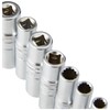 Draper 50048 1/4-Inch Metric Multi-Drive Deep Socket 10 Piece Set