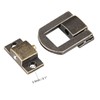 sourcing map Toggle Catch Lock, 25mm Retro Decorative Bronze Hasp