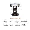SinkShroom Chrome Edition Revolutionary Bathroom Sink Drain Protector Hair Catcher,